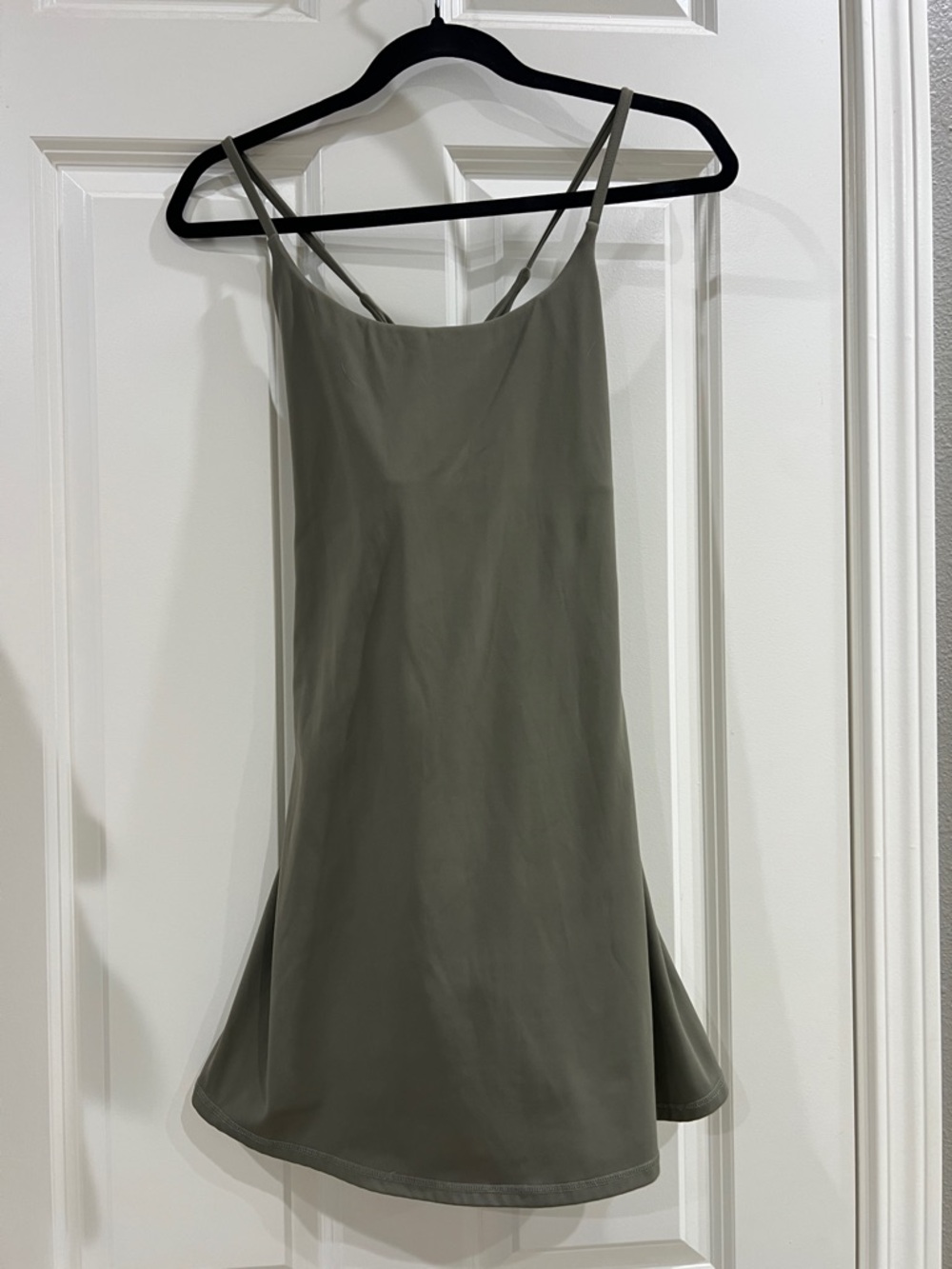 Athletic onesie-dress size Medium, olive green
